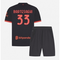 AC Milan Davide Bartesaghi #33 Tredje Tröja Barn 2026-27 Kortärmad (+ Korta byxor)